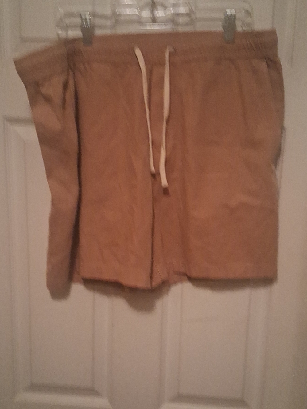 Marine Layer Soft Camel Shorts with Drawstring Waist Xl 6"